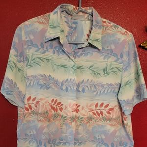 Alfred Dunner Hidden Button Down Size 14 Petite Blouse - 100% Polyester